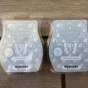 Wide Open Spaces Scentsy Wax Bar Lot of 2 Retired